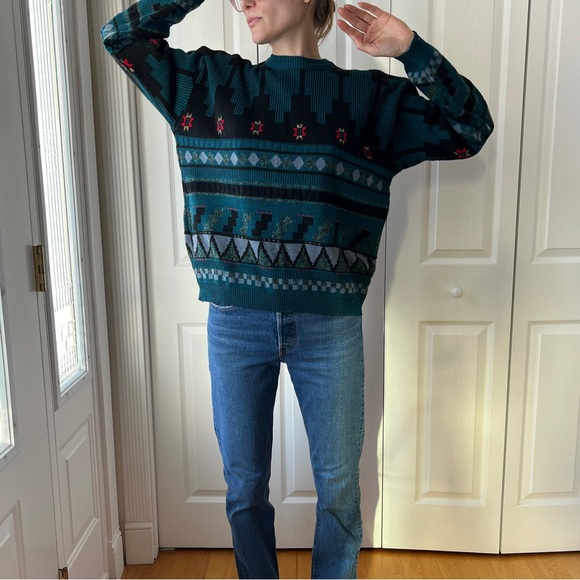 1980’s Porto Bello Knit Sweater - Picture 2 of 4